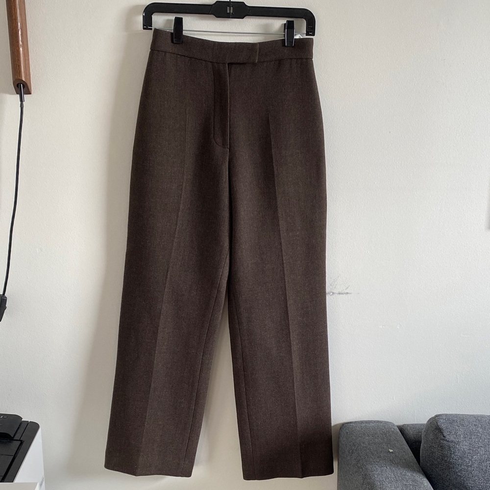 Like New Blossom H Company Brown Wool Trousers XS/S Size 1